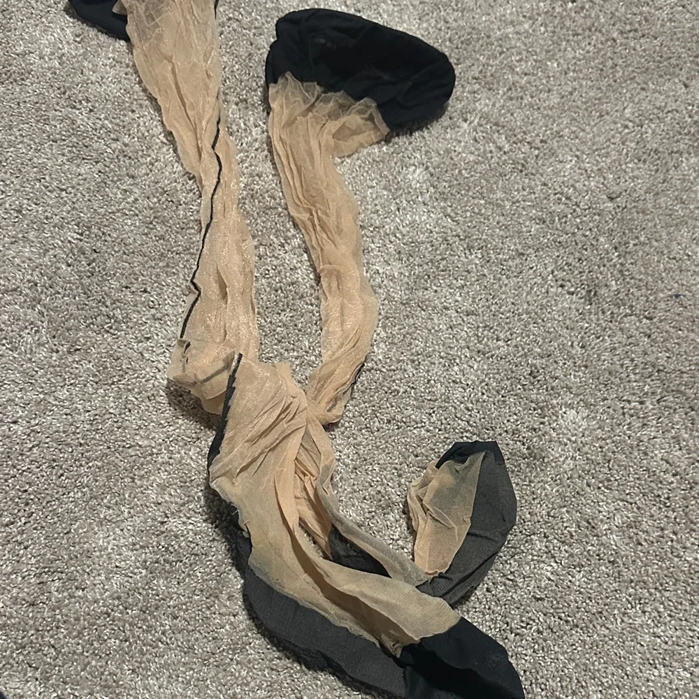 Leg Avenue Black Backseam Stockings
